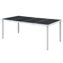Voir la diapositive 1 : VIDAXL Table de jardin 190x90x74 cm Noir Acier