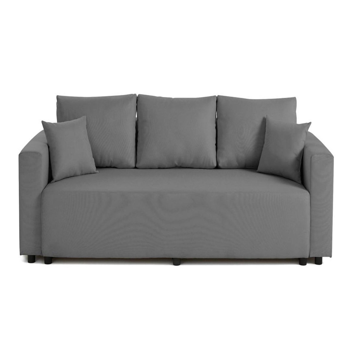 BEST MOBILIER Regala - canapé 3 places - convertible avec coffre - en tissu