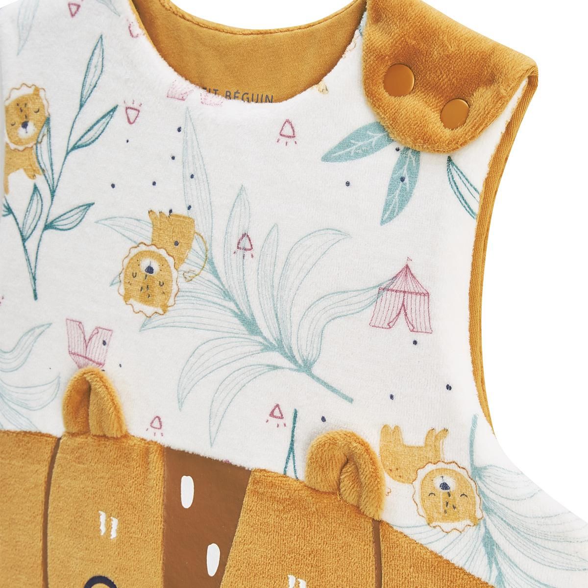 Petit Béguin Turbulette TOG 2 en velours avec pieds retroussables Charly