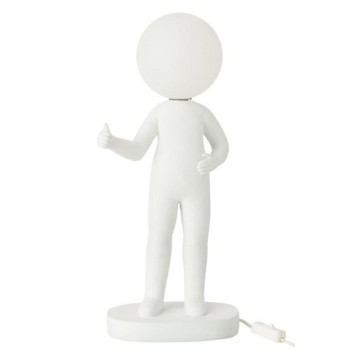 Paris Prix Lampe à Poser en Résine  Pouces  44cm Blanc