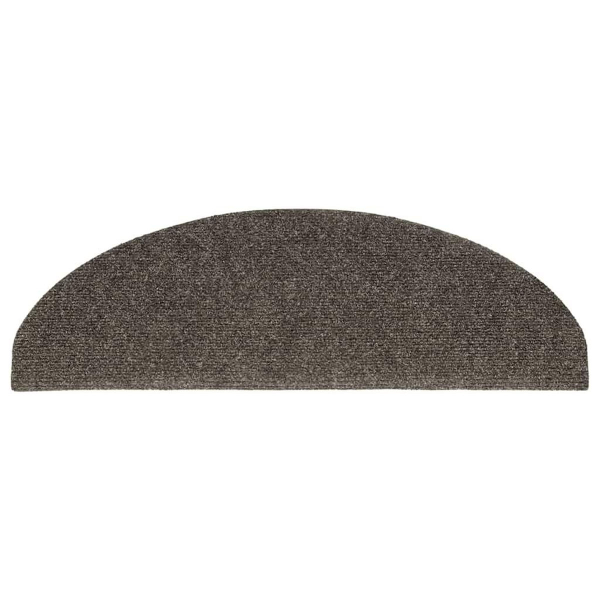 VIDAXL Tapis d'escalier autocollant 20 pcs anthracite 65x21x4 cm