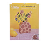 Graine créative Kit Diamond painting - vase rose et fleurs