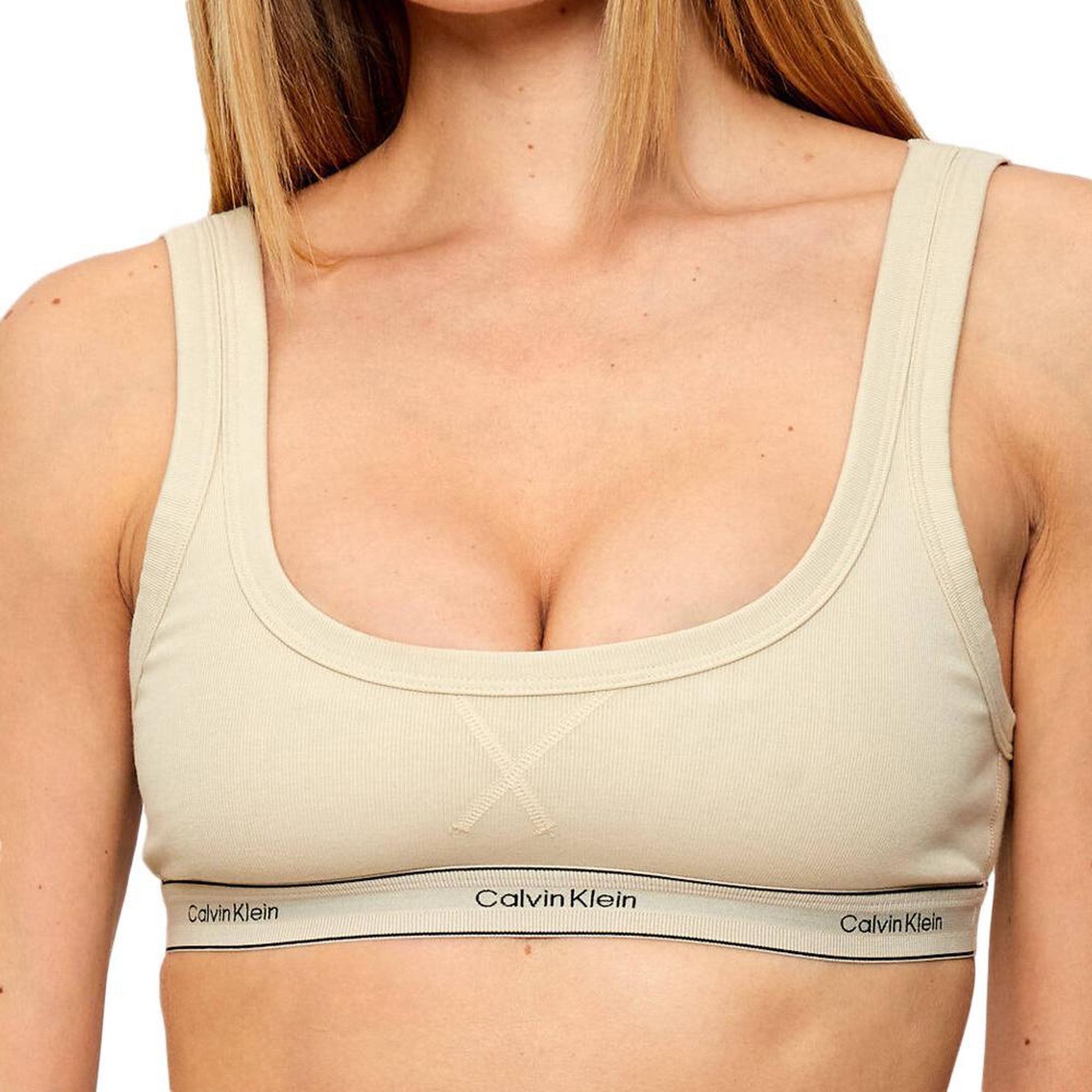 CALVIN KLEIN JEANS brassière Beige Femme Calvin Klein Jeans Unlined. Coloris disponibles : Beige