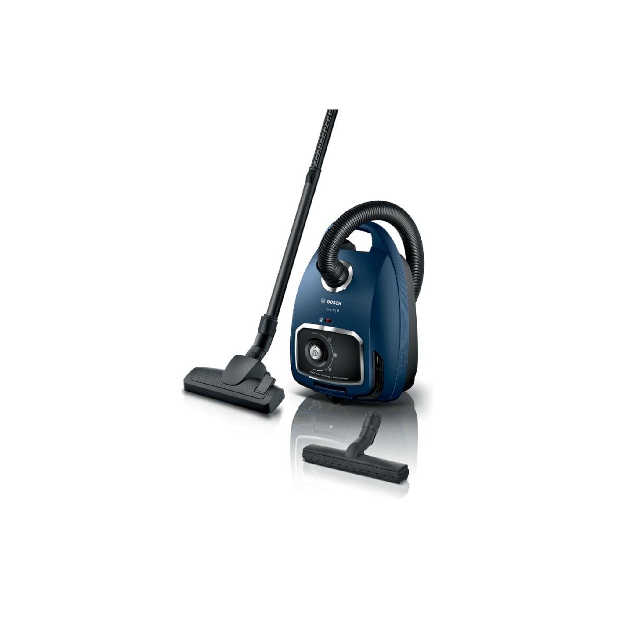 Voir la diapositive 4 : BOSCH Aspirateur traîneau 600w 75db bleu impérial - bgb6x300