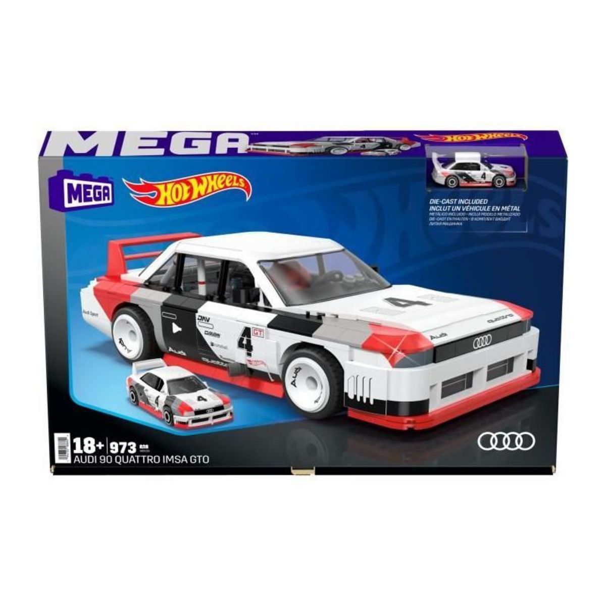 MEGA BLOKS HOT WHEELS COLLECTOR AUDI - MEGA - HRY20
