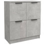 Voir la diapositive 2 : VIDAXL Buffet Gris beton 60x30x70 cm Bois d'ingenierie