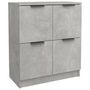 Voir la diapositive 2 : VIDAXL Buffet Gris beton 60x30x70 cm Bois d'ingenierie