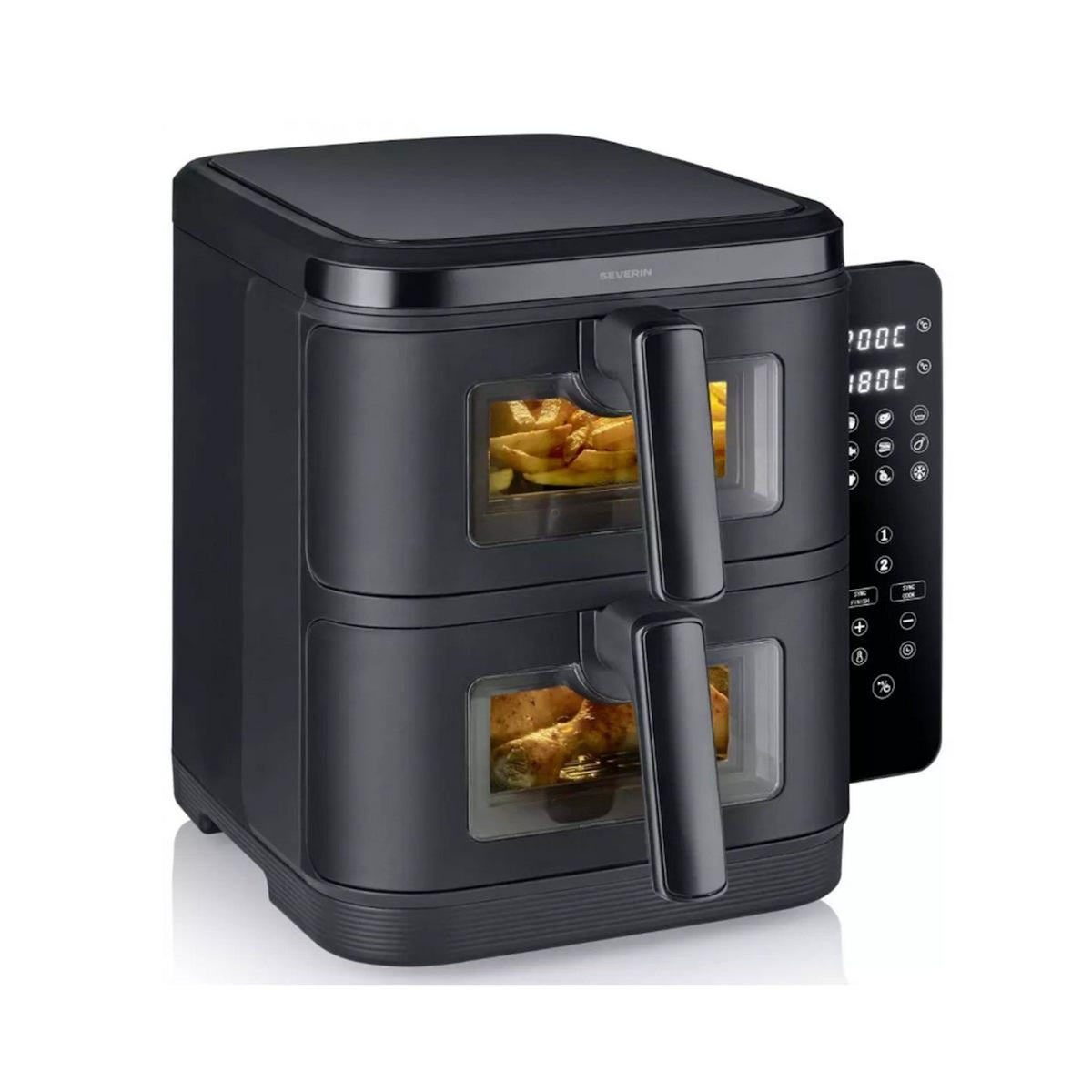 SEVERIN Friteuse sans huile 2x5.5l 2600w noir - FR2468