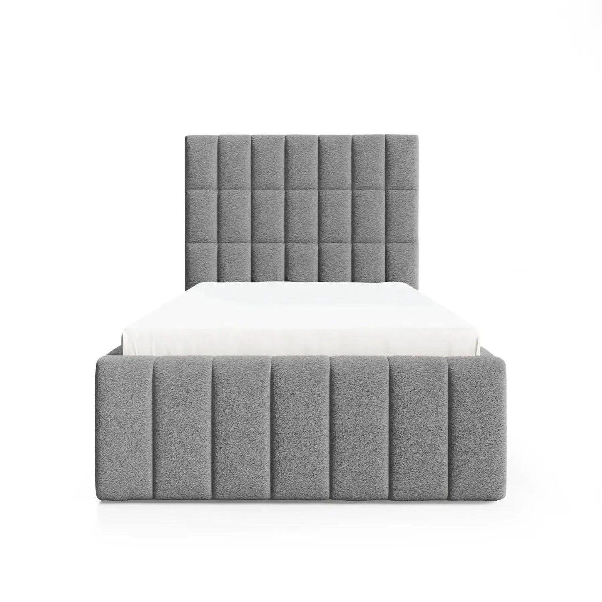 Voir la diapositive 1 : CASANOVA PARIS Florence - lit coffre tissu chenille