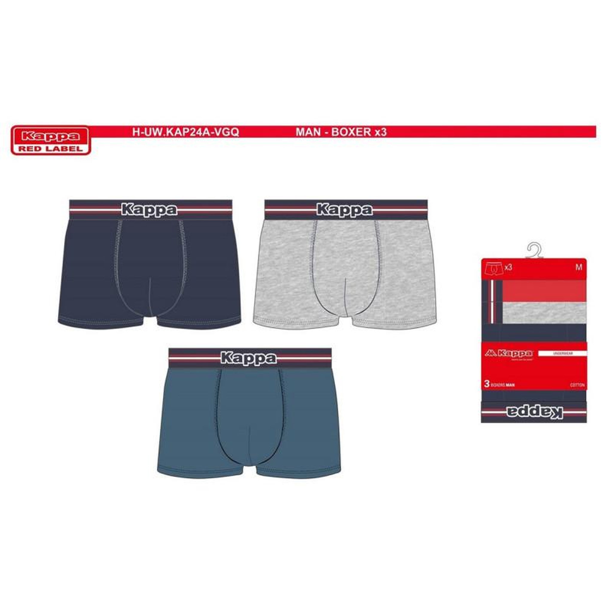 Voir la diapositive 3 : KAPPA Boxer homme KAPPA