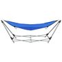 Voir la diapositive 3 : VIDAXL Hamac avec support pliable Bleu