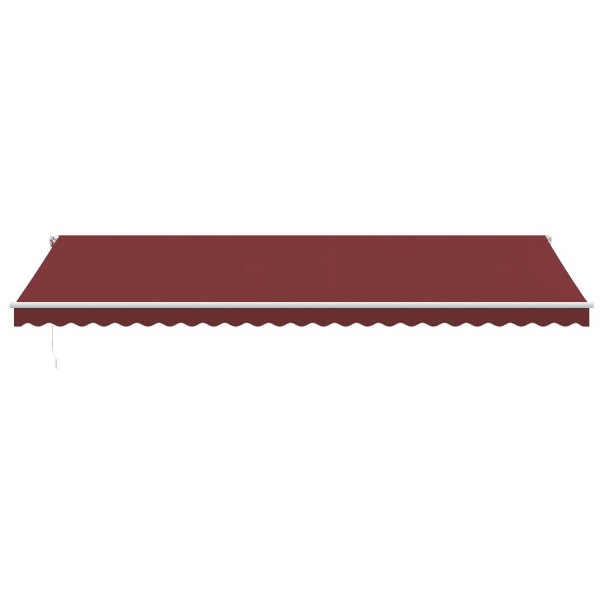 Voir la diapositive 4 : VIDAXL Auvent retractable automatique avec LED bordeaux 600x300 cm