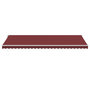 Voir la diapositive 4 : VIDAXL Auvent retractable automatique avec LED bordeaux 600x300 cm