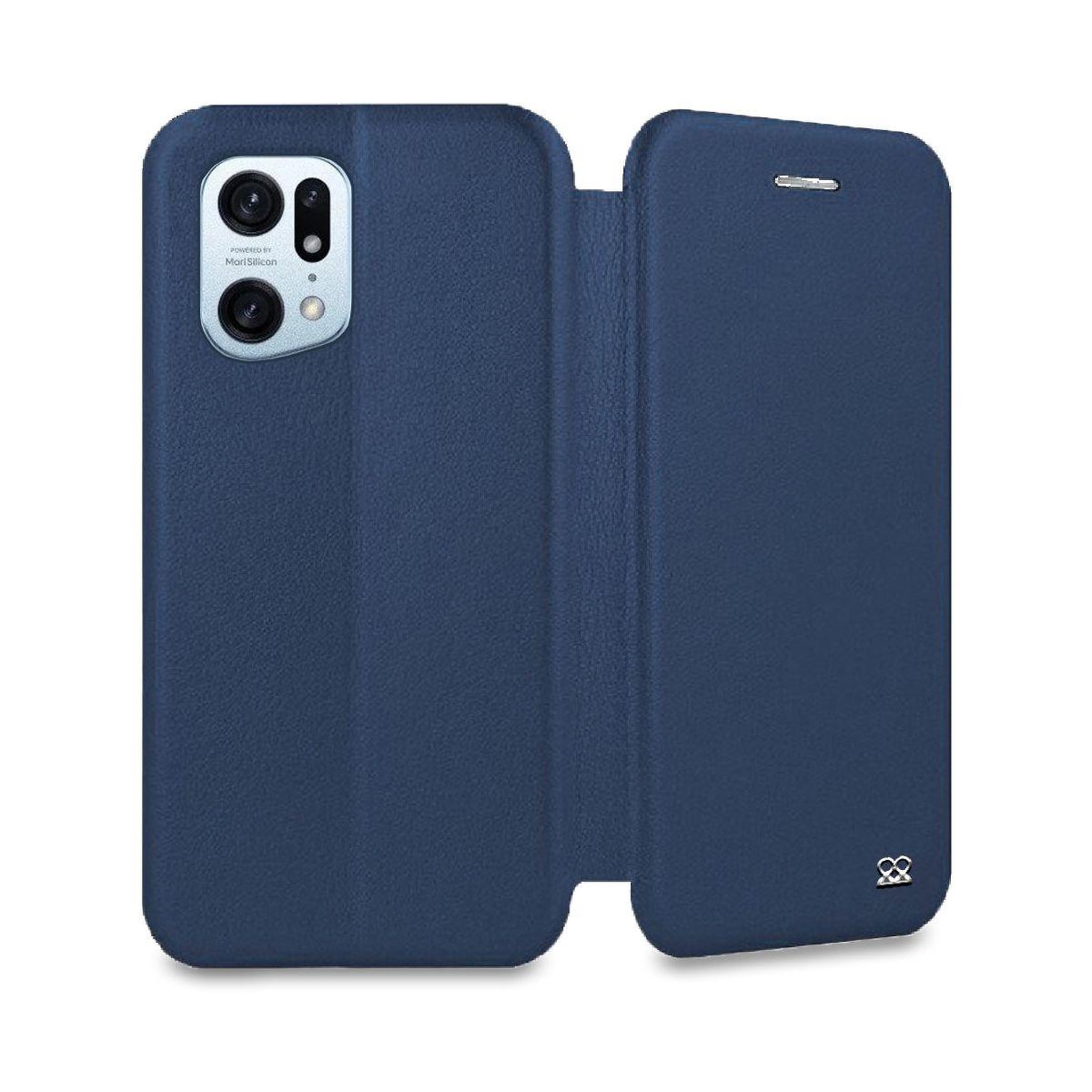 Voir la diapositive 4 : IBROZ Etui oppo find x5 pro etui cuir bleu