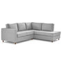 Voir la diapositive 4 : LISA DESIGN Jake - canapé déhoussable d'angle droit 5 places en tissu