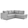 Voir la diapositive 4 : LISA DESIGN Jake - canapé déhoussable d'angle droit 5 places en tissu