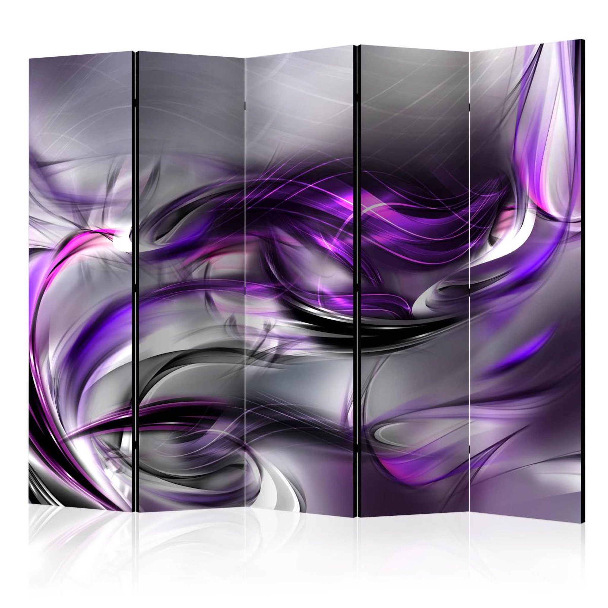 Paris Prix Paravent 5 volets  purple swirls  172x225cm