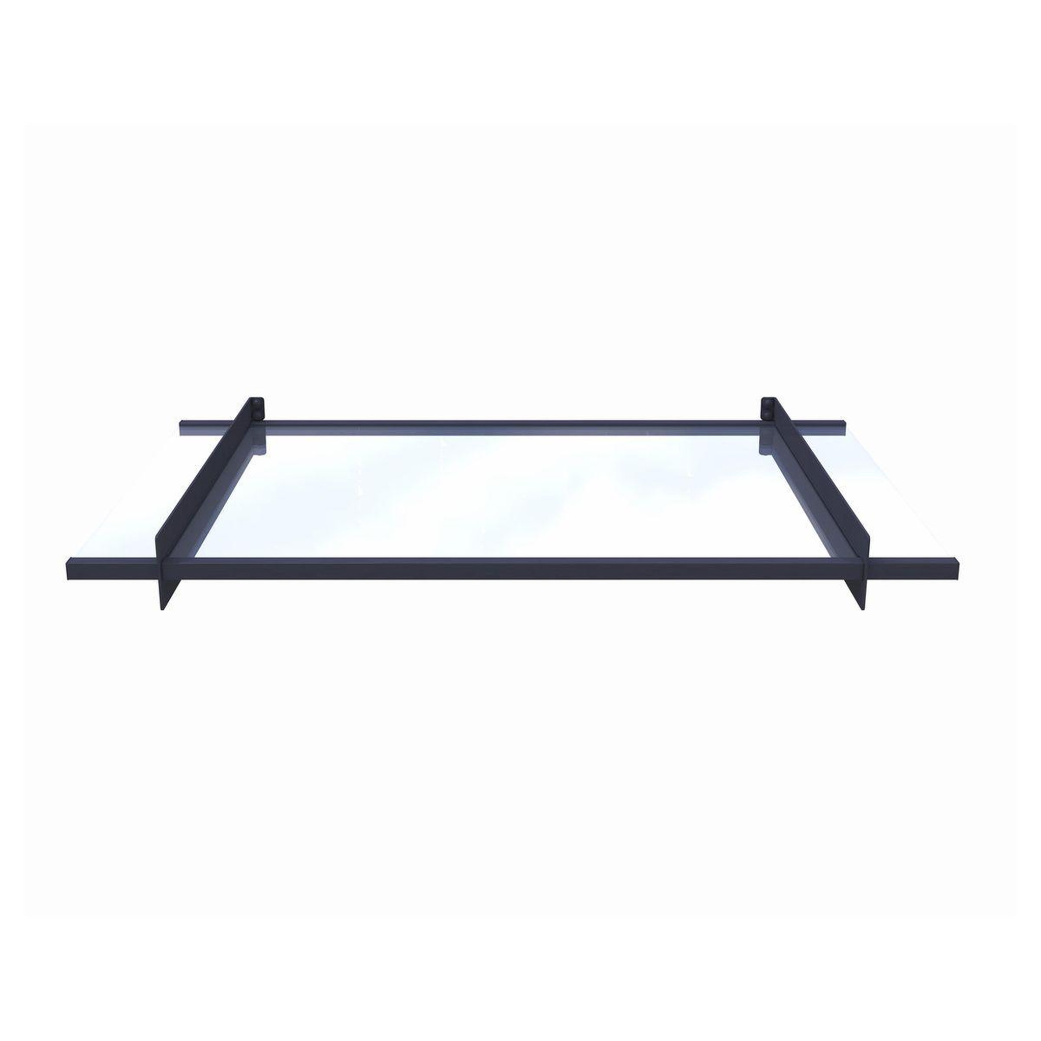 Voir la diapositive 4 : Canopia by PALRAM Marquise - Anthracite - 94x150-5cm - NANCY 1500