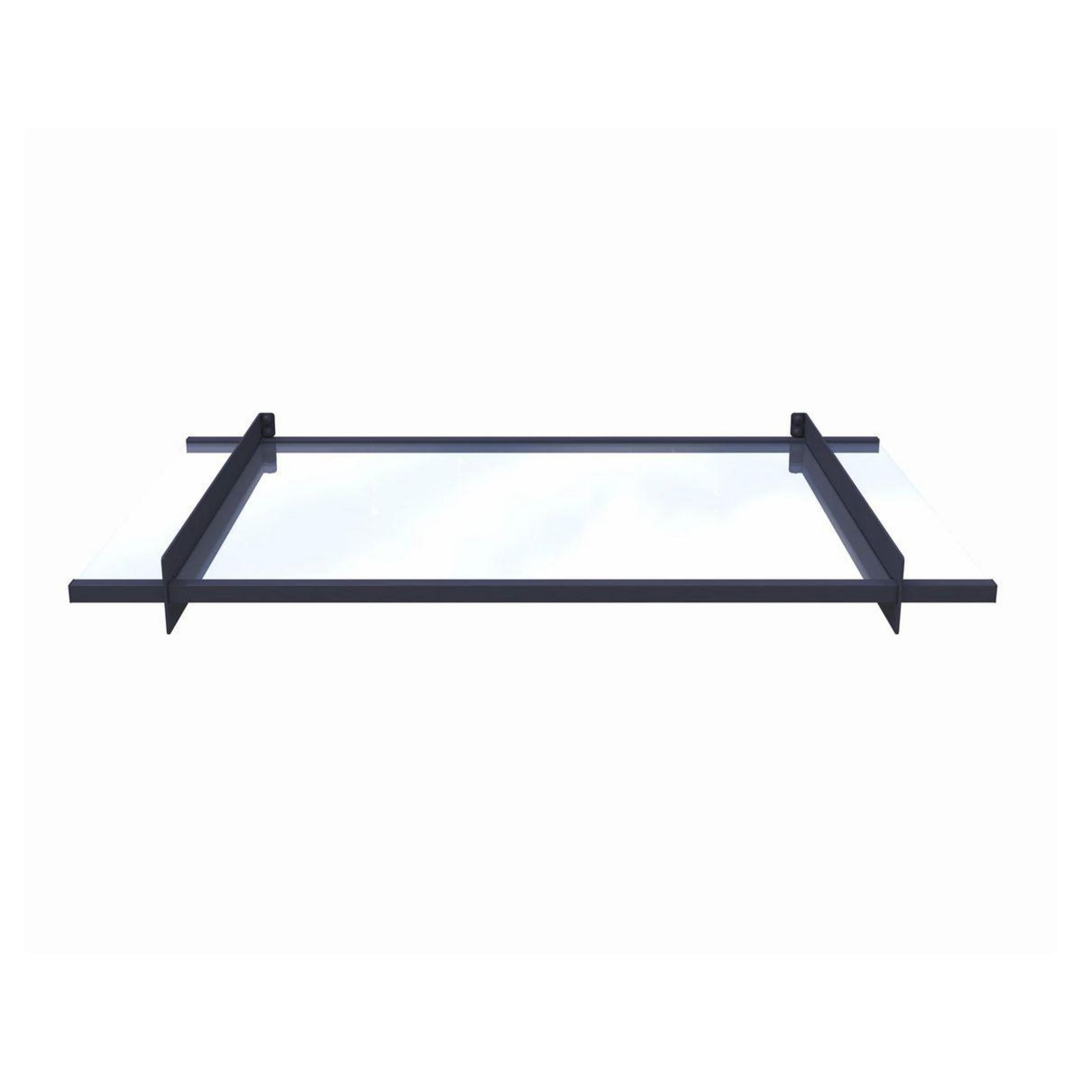 Canopia by PALRAM Marquise - Anthracite - 94x150-5cm - NANCY 1500