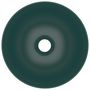 Voir la diapositive 4 : VIDAXL Lavabo de salle de bain Ceramique Vert fonce Rond