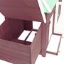 Voir la diapositive 4 : VIDAXL Poulailler avec nichoir Moka 190x72x102 cm Bois de sapin massif