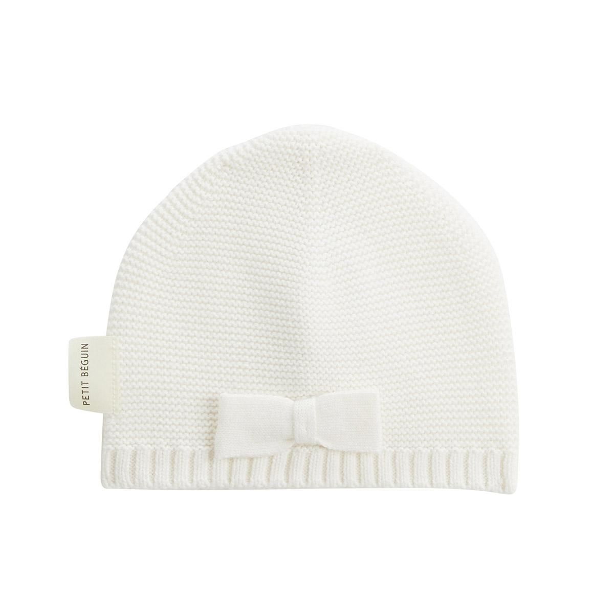 Petit Béguin Turban bébé et chaussons en tricot Hello Baby