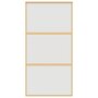 Voir la diapositive 4 : VIDAXL Porte coulissante dore 102,5x205 cm verre ESG depoli aluminium