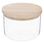 FIVE Bocal en Verre  Hermet  0,65L Transparent & Naturel