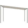 Voir la diapositive 4 : VIDAXL Belvedere blanc 4x4 m 180 g/m^2 tissu et acier