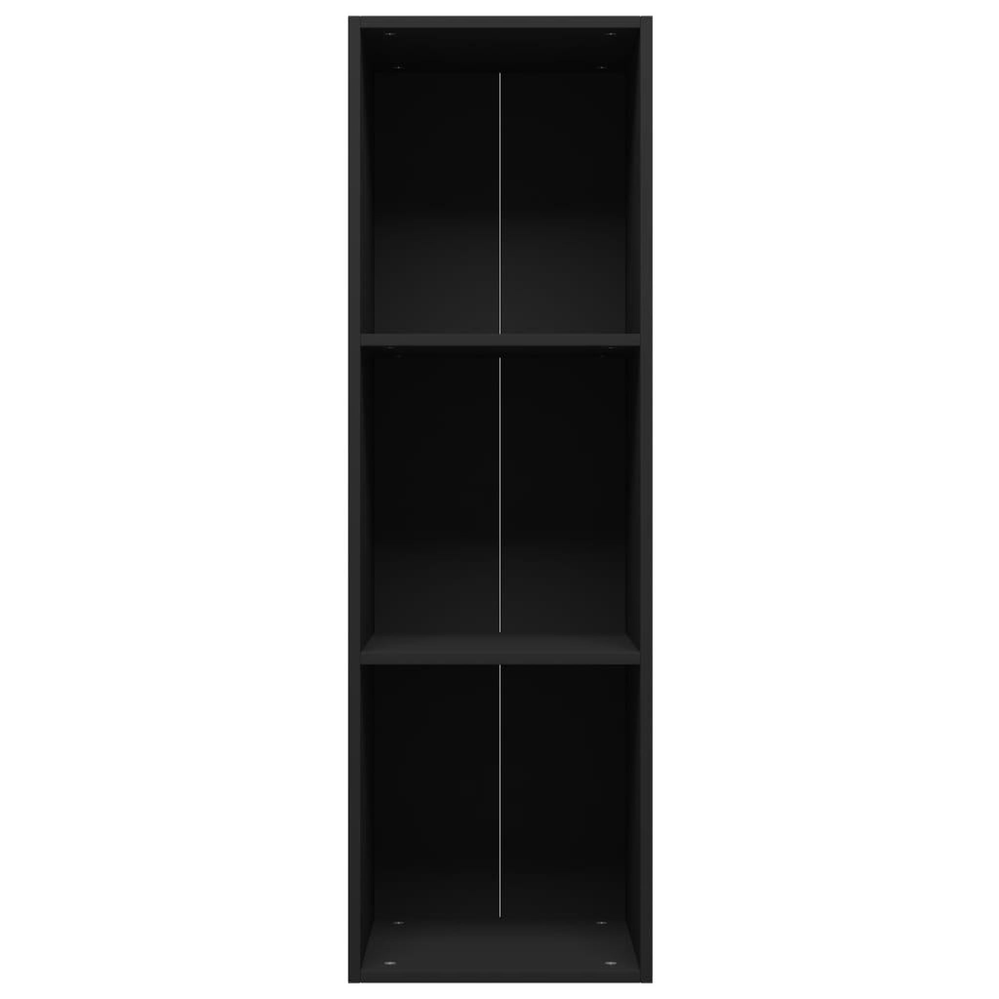 Voir la diapositive 4 : VIDAXL Bibliotheque/Meuble TV noir 36x30x114 cm bois d'ingenierie