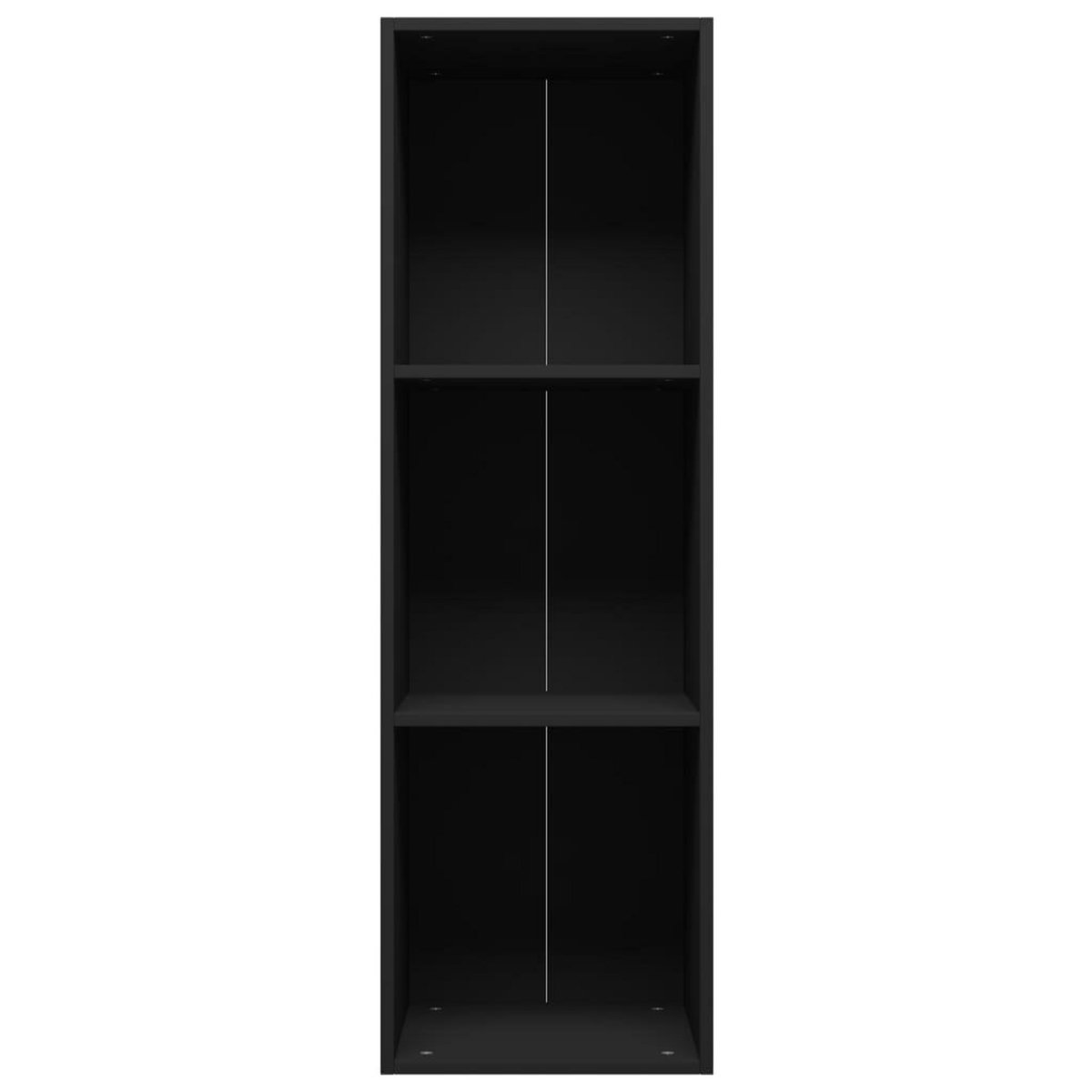 VIDAXL Bibliotheque/Meuble TV noir 36x30x114 cm bois d'ingenierie
