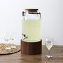 Voir la diapositive 2 : Paris Prix Fontaine à Boisson  Support en Bois  6L Naturel