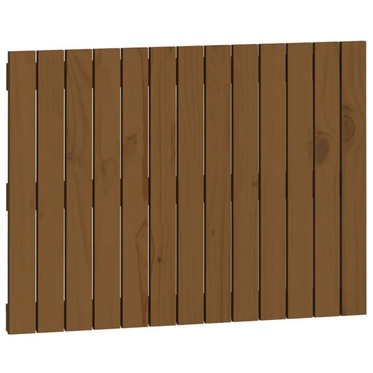 VIDAXL Tete de lit murale Marron miel 82,5x3x60 cm Bois massif de pin