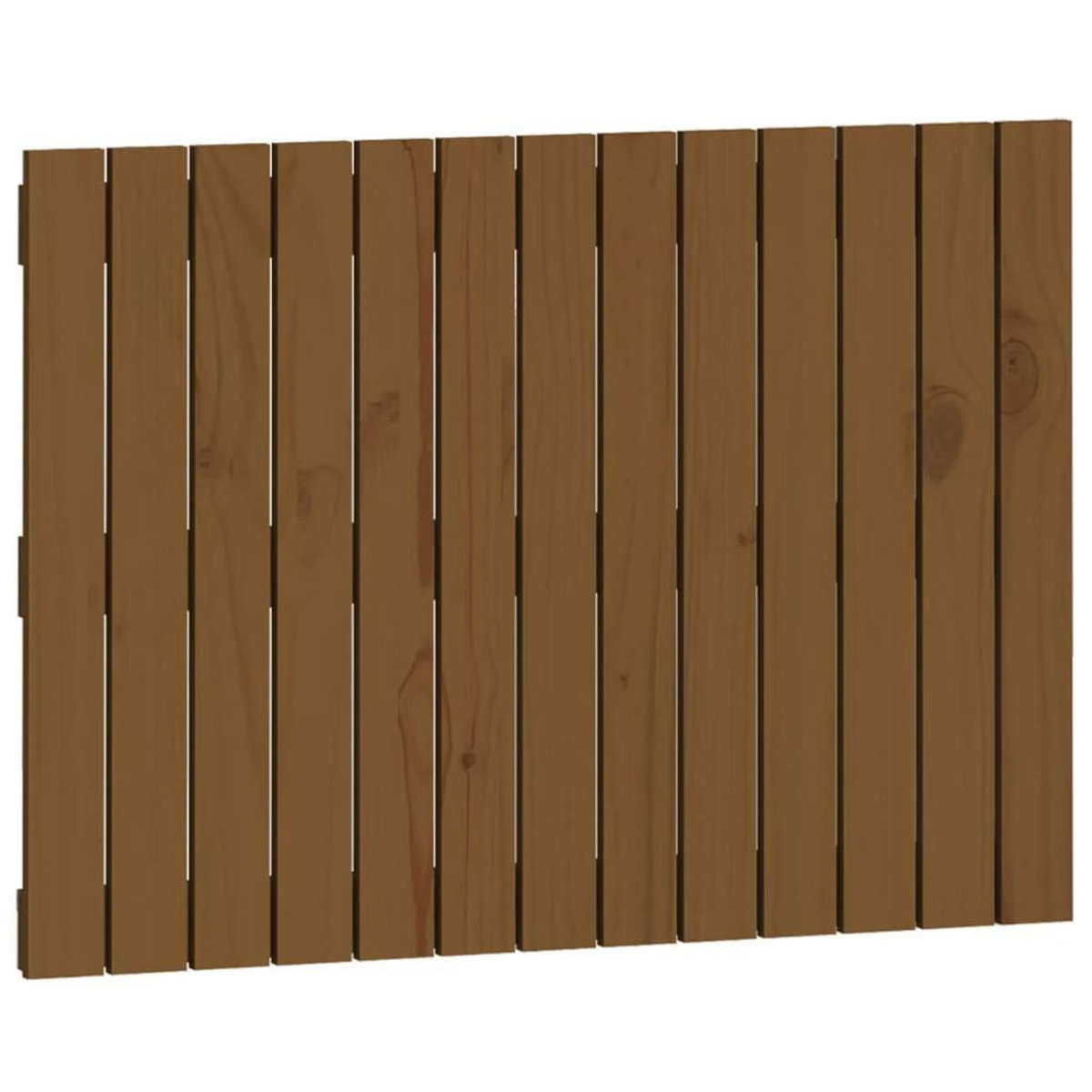 VIDAXL Tete de lit murale Marron miel 82,5x3x60 cm Bois massif de pin