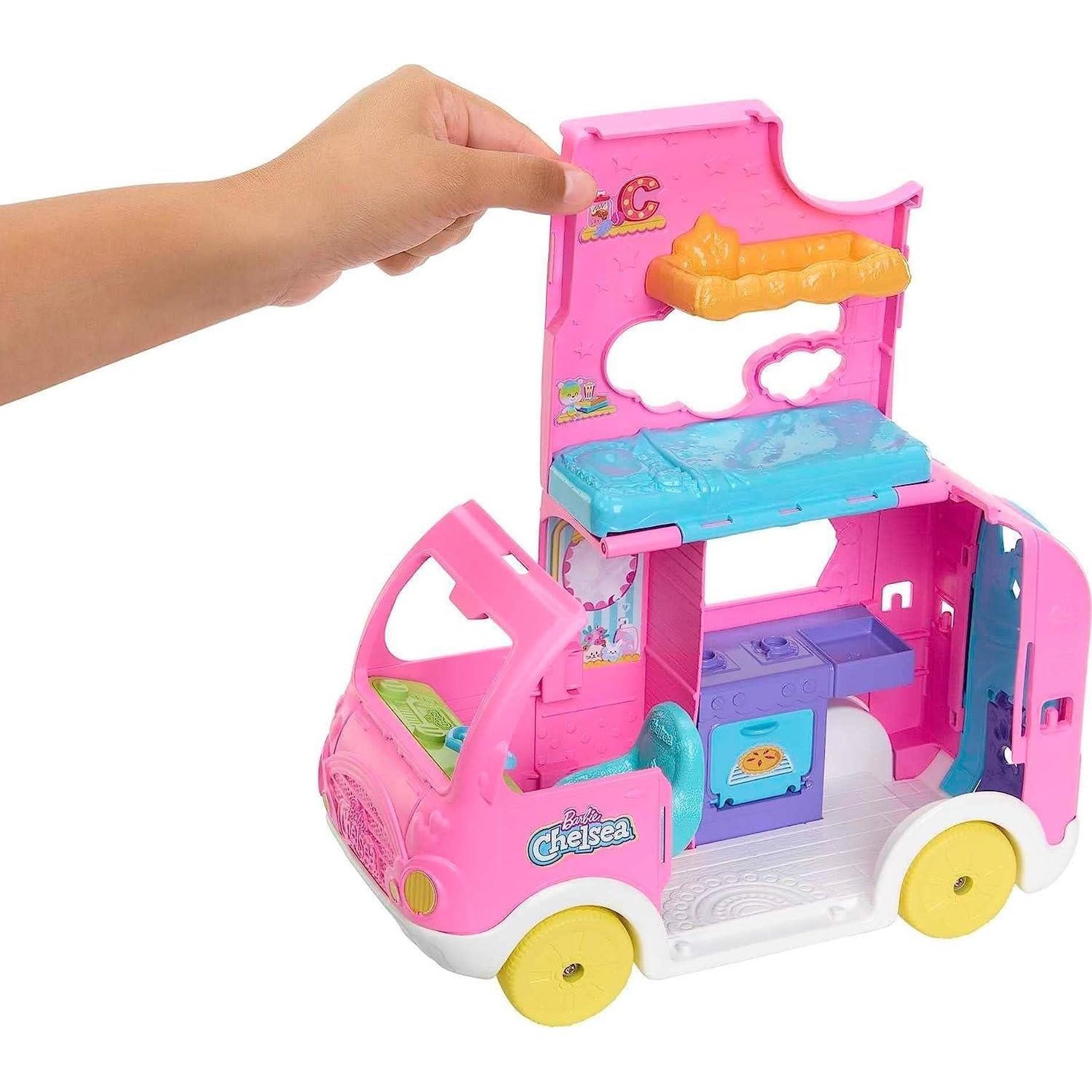 Voir la diapositive 3 : MATTEL Barbie - Coffret Barbie Camping-Car De Chelsea