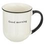 Voir la diapositive 2 : SECRET DE GOURMET Lot de 6 Mugs  Alix  38cl Blanc & Noir