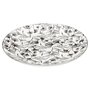 Voir la diapositive 2 : SECRET DE GOURMET Lot de 6 Assiettes Plates  Black Floral  27cm Noir