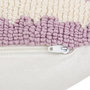Voir la diapositive 2 : ATMOSPHERA Coussin Déco Rayé  Poolside  38x58cm Lilas