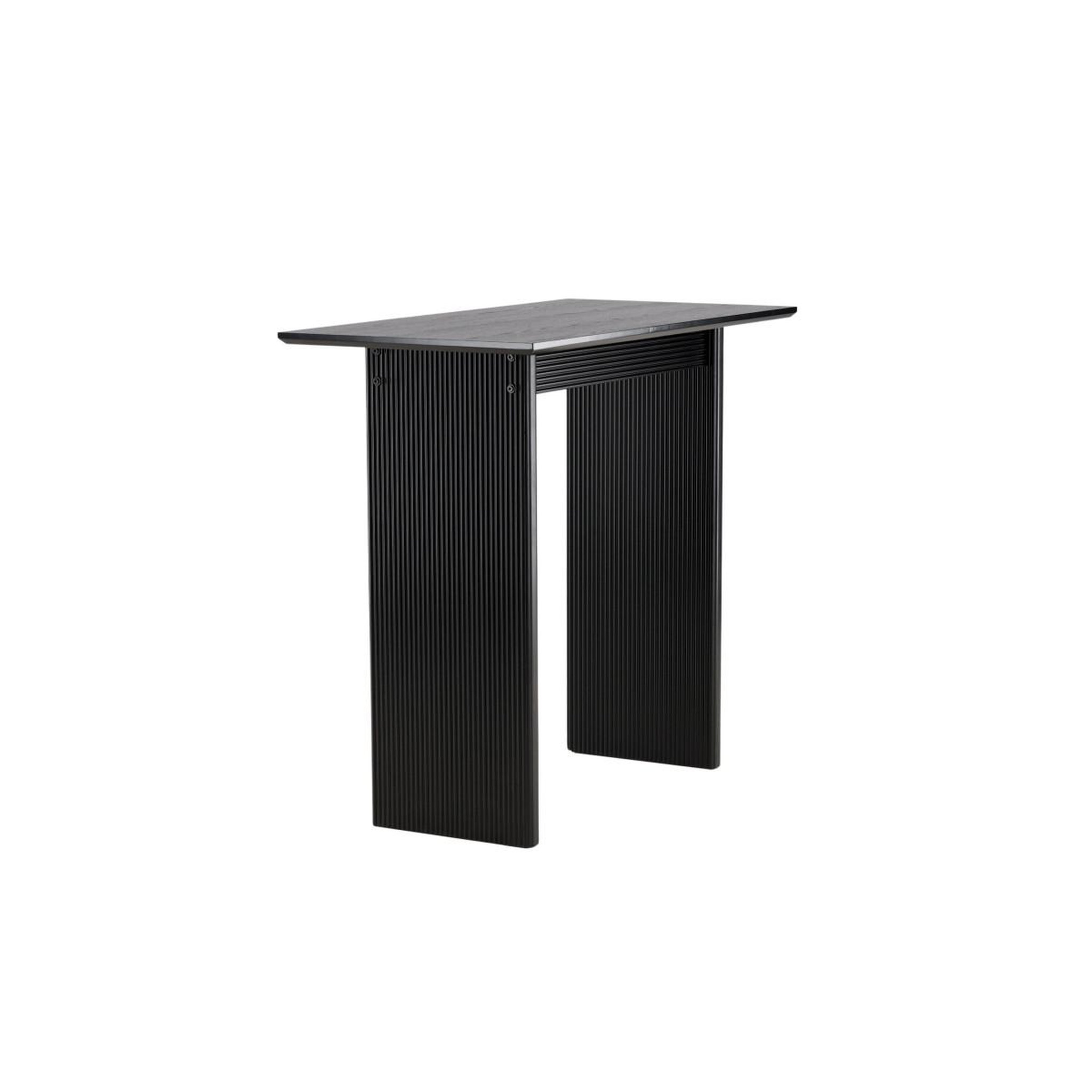 Voir la diapositive 3 : Paris Prix Table de bar  vail  120cm noir