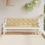 Voir la diapositive 3 : VIDAXL Coussins de banc de jardin lot de 2 beige melange tissu