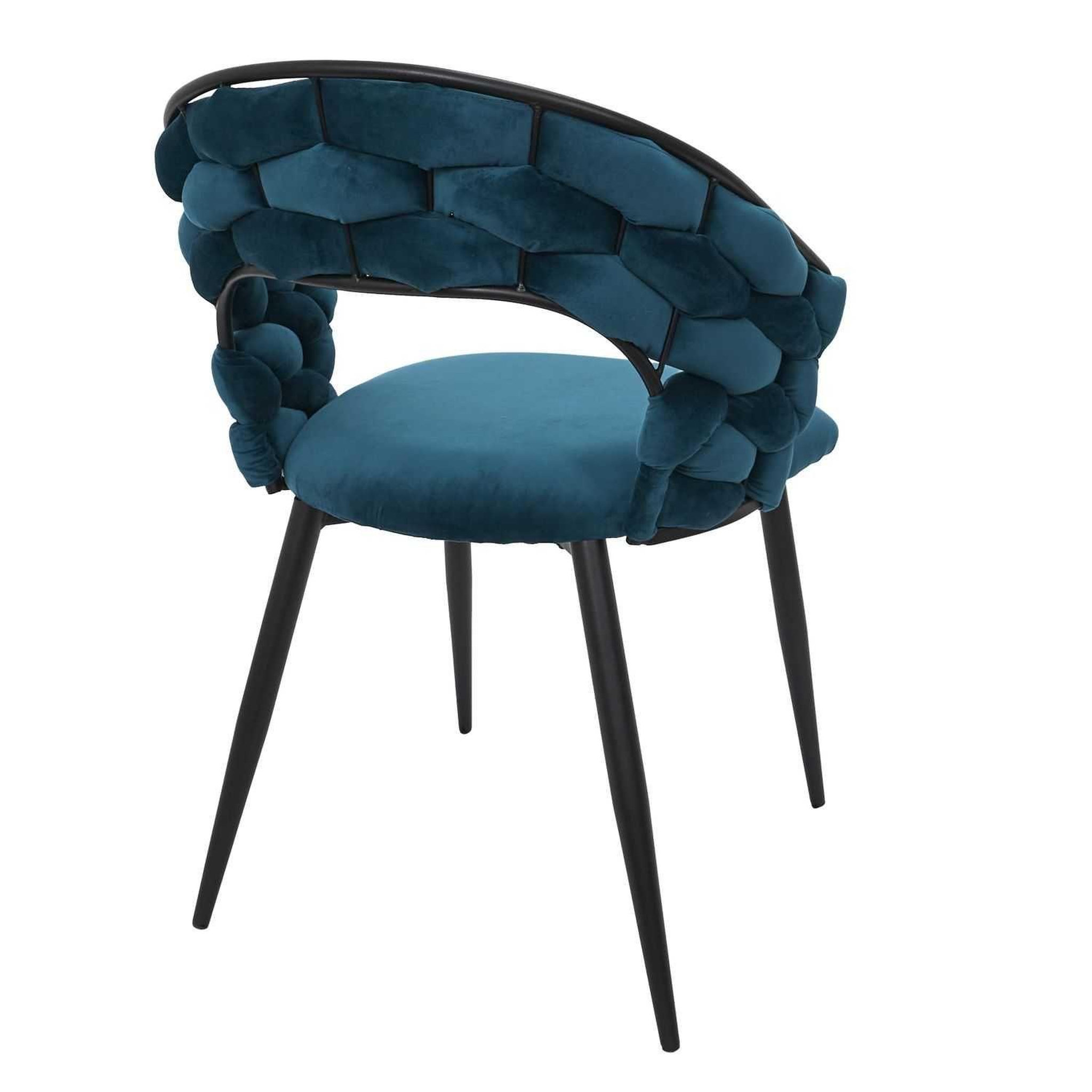 Voir la diapositive 6 : The Home Deco Factory Lot de 2 chaises assise tressée LUND