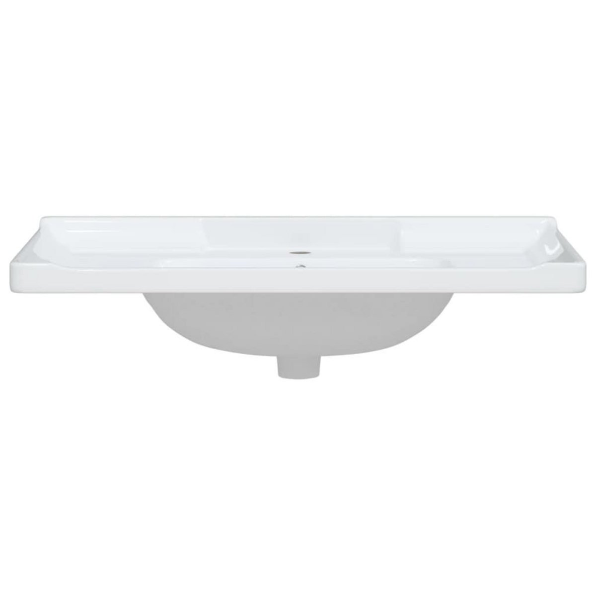 VIDAXL Evier salle de bain blanc 91,5x48x23 cm rectangulaire ceramique