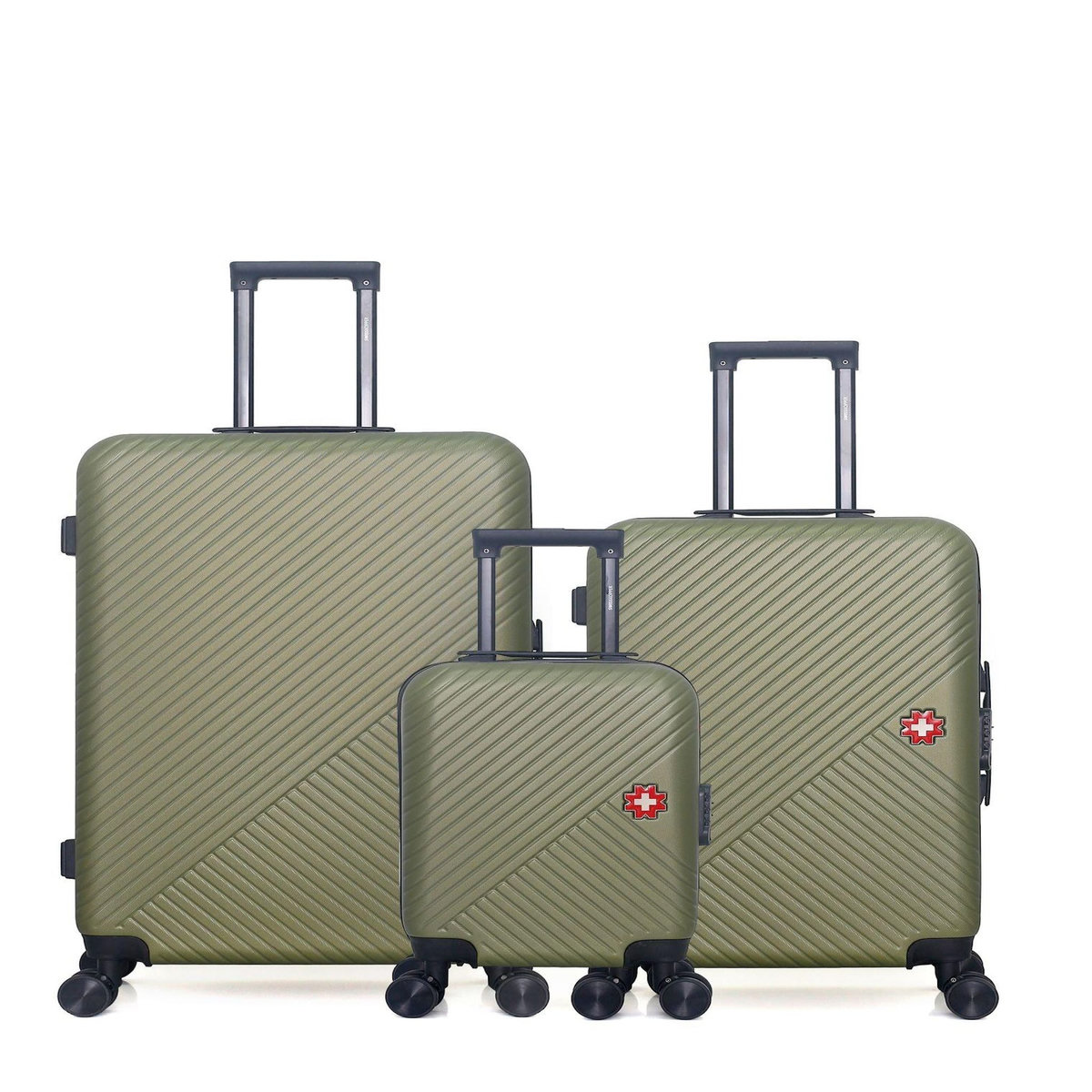 SWISS KOPPER SWISS KOPPER - LOT DE 3 - Valises grand format, weekend et cabine XXS SPIEZ
