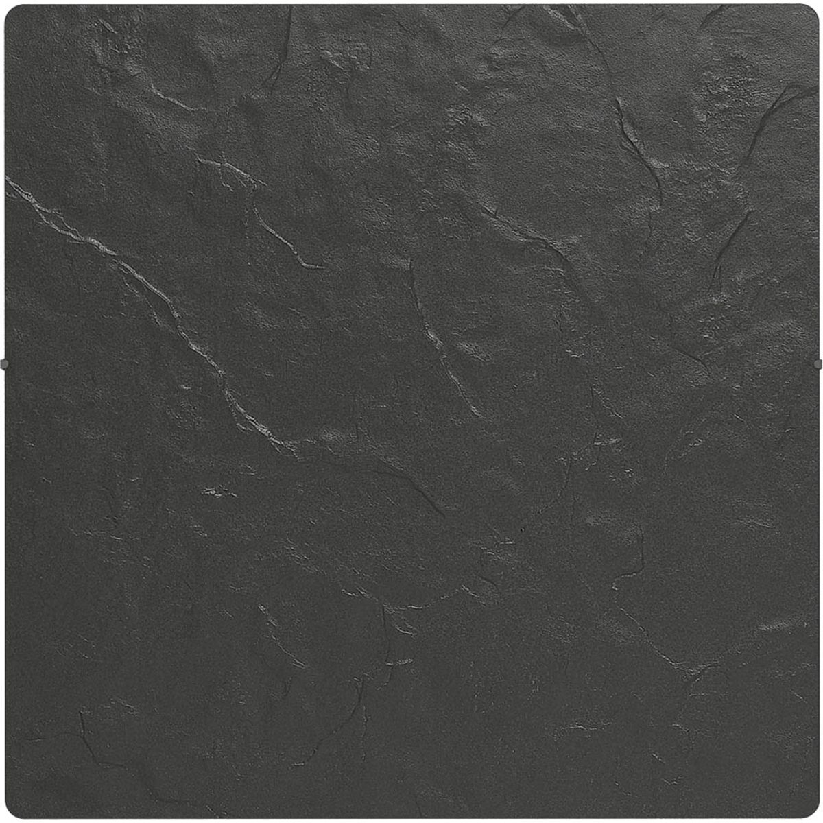 MAZDA Radiateur électrique 1000W pierre naturelle Dual Kherr - Ardoise noire