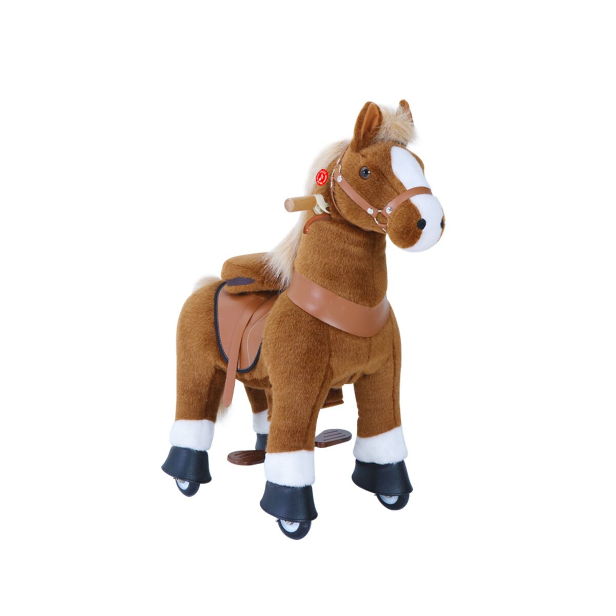 Jouet cheval à cheval 3 à 5 ans Chocolat