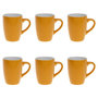 Voir la diapositive 1 : SECRET DE GOURMET Lot de 6 Mugs  Colorama  38cl Jaune