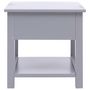 Voir la diapositive 3 : VIDAXL Table d'appoint Gris 40x40x40 cm Bois de Paulownia
