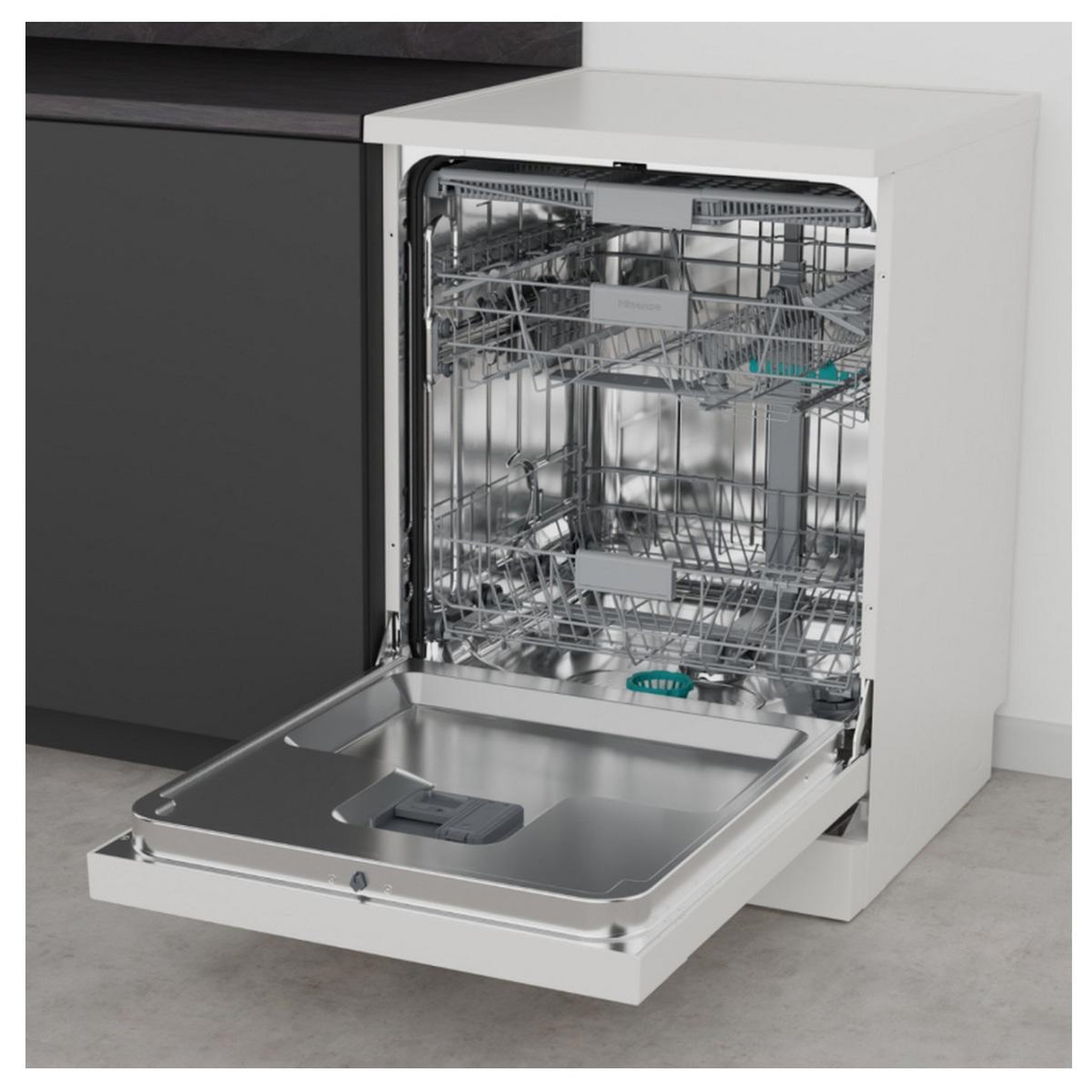 Voir la diapositive 4 : Hisense Lave-vaisselle 60cm 14 couverts 45db blanc - hs642c90w