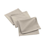 Paris Prix Lot de 3 Serviettes de Table  Mistral  40x40cm Naturel