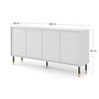 Voir la diapositive 5 : BEST MOBILIER Novara - buffet bas - 180 cm